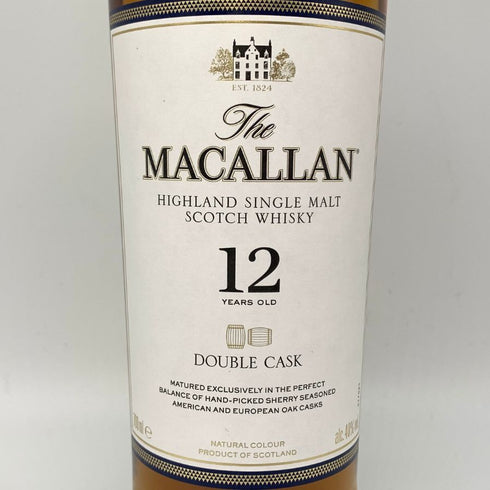 ザ マッカラン 12年 ダブルカスク 700ml 40% The MACALLAN 箱付 スコッチウイスキー【K2】