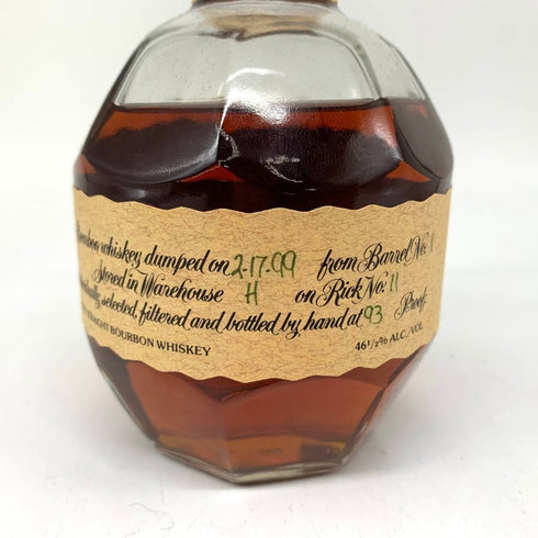 ブラントン シングルバレル 1999 ハーフボトル 375ml 46.5% Blanton's SINGLE BARREL バーボン【N2】