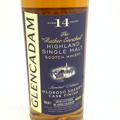 グレンカダム 14年 オロロソシェリーカスクフィニッシュ 700ml 46% GLENCADAM スコッチウイスキー【F】