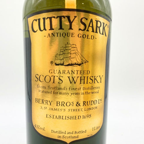 カティサーク アンティーク ゴールド ギャランティード 1000ml 43% CUTTY SARK ANTIQUE GOLD GUARANTEED 【SKU】