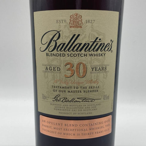バランタイン 30年 ベリーレア ウイスキー 700ml 43% Ballantine's Very Rare スコッチウイスキー【I4】