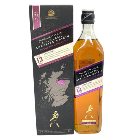 ジョニーウォーカー 12年 ブラックラベル スペイサイド オリジン 700ml 42% JOHNNIE WALKER BLACK LABEL SPEYSIDE ORIGIN スコッチウイスキー【J】