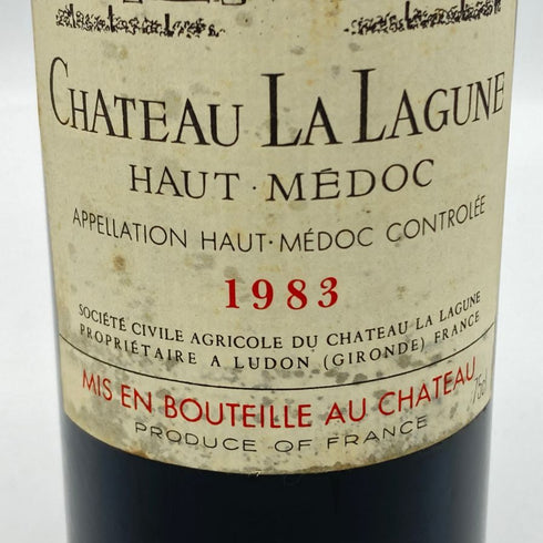 シャトー ラ ラギューヌ 1983 750ml 14% CHATEAU LA LAGUNE ボルドーワイン【O1】