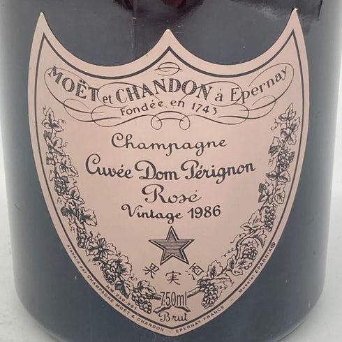 ドンペリニヨン ロゼ ヴィンテージ 1986 750ml 12% Dom Perignon Rose Vintage 【V】