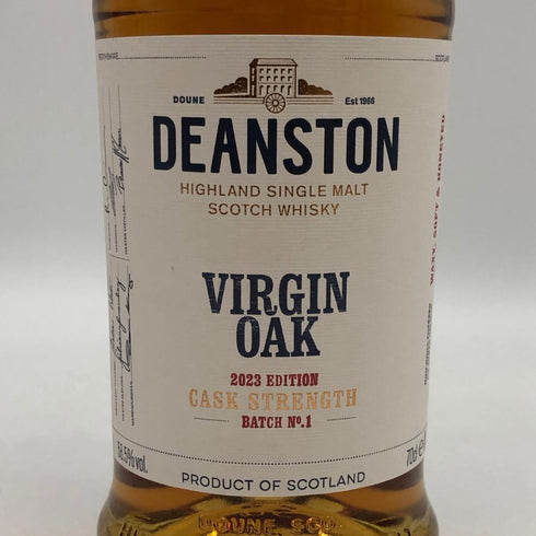 ディーンストン ヴァージンオーク カスクストレングス 2023エディション バッチ1 700ml 58.5% Deanston Virgin Oak ウイスキー【N1】