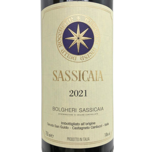 サッシカイア 2021 750ml 14% SASSICAIA イタリアワイン【C3】