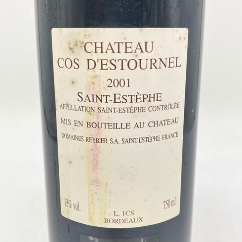 シャトー コス デストゥルネル 2001 13% 750ml CHATEAU COS D'ESTOURNEL ボルドーワイン【T1】