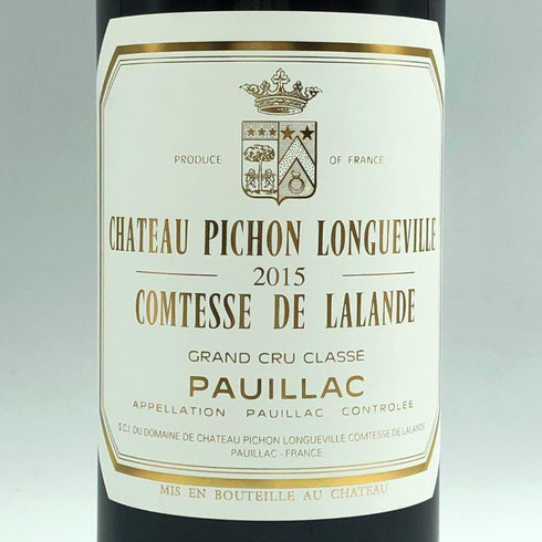 シャトー ピション ロングヴィル コンテス ド ラランド 2015 750ml 13.5% CHATEAU PICHON LONGUEVILLE COMTESSE DE LALANDE ボルドーワイン【C4】