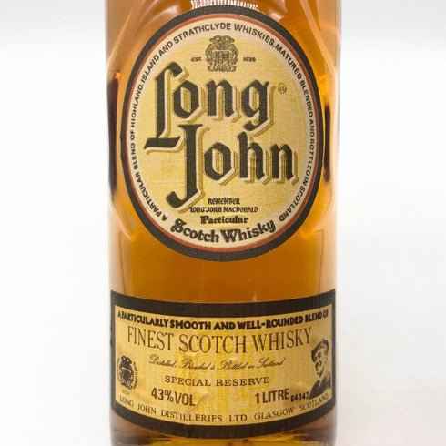 ロングジョン 旧ボトル スペシャルリザーブ 1000ml 43% Long John スコッチウイスキー【H4】