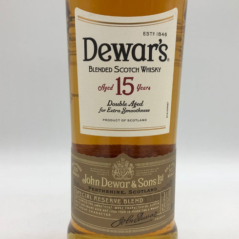 デュワーズ 15年 ダブルエイジド 750ml 40% Dewars スコッチウイスキー【P0】
