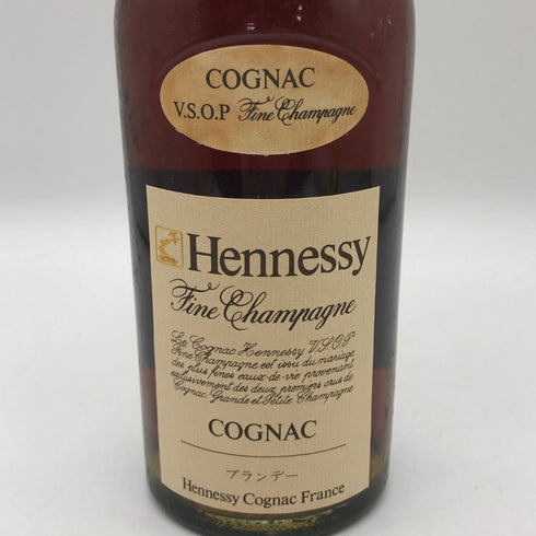 ヘネシー VSOP ファインシャンパーニュ スリムボトル グリーンボトル 700ml 40% Hennessy Fine Champagne コニャック【W4】