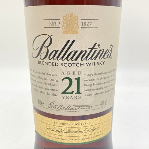 バランタイン 21年 700ml 40% Ballantine's 【J1】