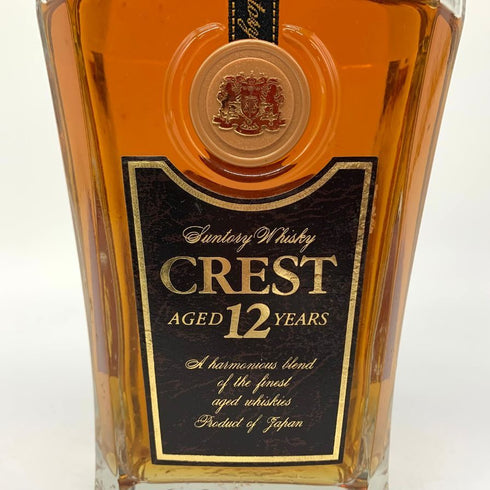 東京都限定◆サントリー クレスト 12年 向獅子マーク 700ml 43% SUNTORY 【C2】