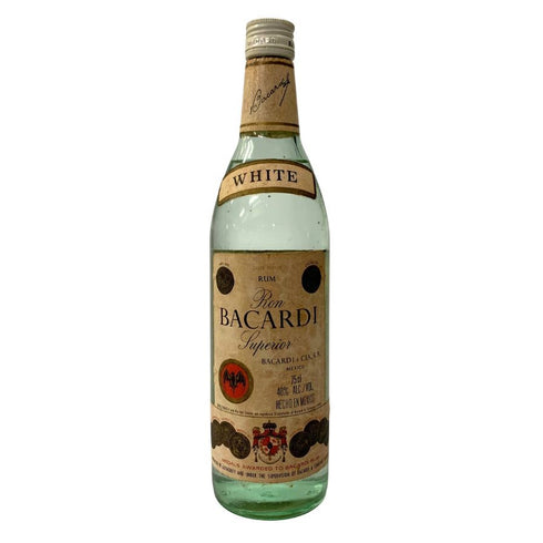 バカルディ スペリオール ホワイト ラム スピリッツ オールドボトル 750ml 40% BACARDI SUPERIOR ラム酒【X1】