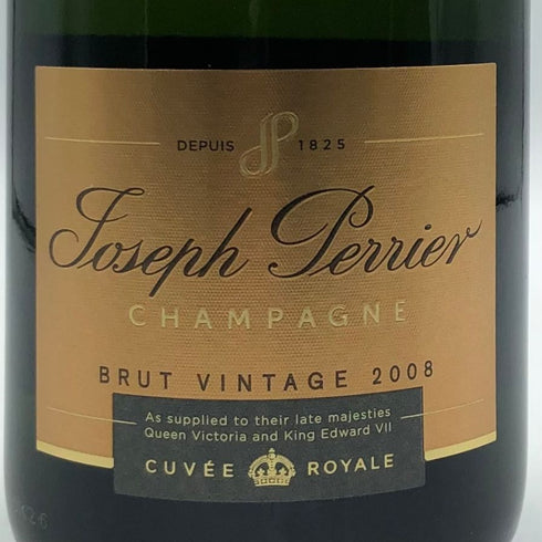 ジョセフ ペリエ キュヴェ ロワイヤル ブリュット ヴィンテージ 2008 750ml 12% JOSEPH PERRIER BRUT VINTAGE CUVEE ROYAL シャンパン【N4】