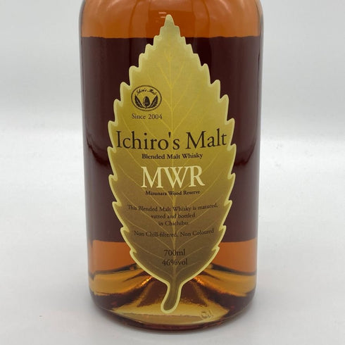 東京都限定◆ベンチャーウイスキー イチローズモルト MWR ミズナラウッドリザーブ 700ml 46% Ichiro's Molt 【H4】