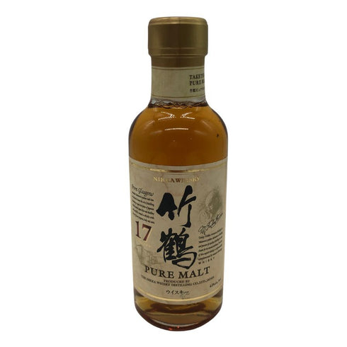 東京都限定◆ニッカ 竹鶴 17年 ピュアモルト 180ml 43% NIKKA 【E4】