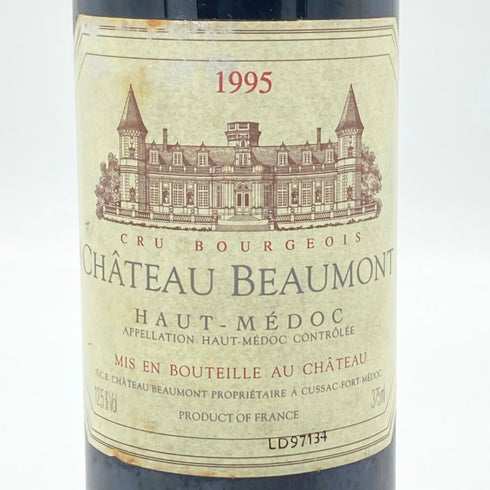 シャトー ボーモン 1995 375ml 12.5% CHATEAU BEAUMONT ボルドーワイン【E2】