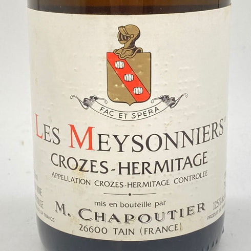 M.シャプティエ クローズ エルミタージュ ブラン レ メゾニエ 1998 750ml 12.5% M.CHAPOUTIER CROZES HERMITAGE Blanc Les Meysonniers 【D】