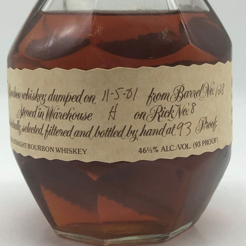 ブラントン シングルバレル 11/5/01 750ml 46.5% Blanton's SINGLE BARREL バーボン【K4】