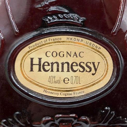 ヘネシーXO クリアボトル 金キャップ 700ml 40% Hennessy コニャック【O4】