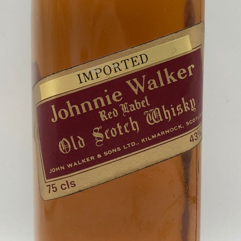 ジョニーウォーカー レッドラベル 特級 750ml 43% JOHNNIE WALKER スコッチウイスキー【L0】