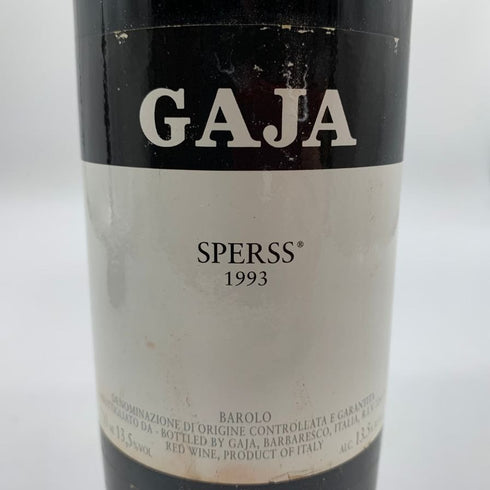 ガヤ スペルス 1993 750ml 13.5% GAJA SPERSS イタリアワイン【Q4】