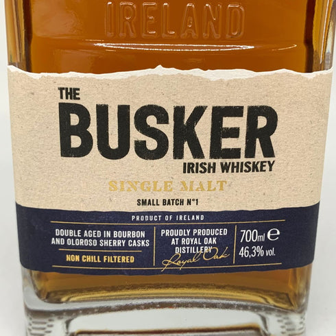 バスカー スモールバッチ No.1 700ml 46.3% BUSKER アイリッシュウイスキー【G2】