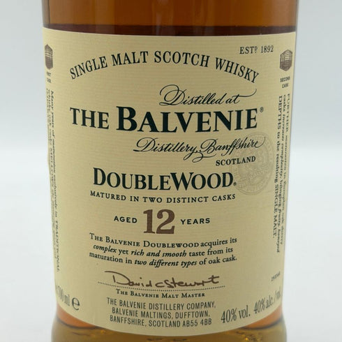 バルヴェニー12年 ダブルウッド 700ml 40% The Balvenie Double Wood スコッチウイスキー【N0】
