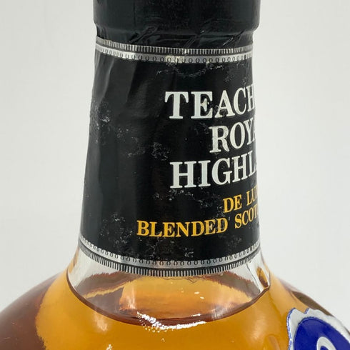 ティーチャーズ 12年 ロイヤル ハイランド デラックス 750ml 43% TEACHER'S ROYAL HIGHLAND DE LUXE スコッチウイスキー【N0】