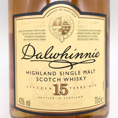 ダルウィニー 15年 700ml 43% Dalwhinnie スコッチウイスキー【P2】