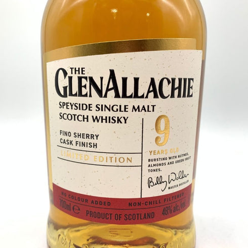 グレンアラヒー 9年 リミテッド エディション フィノ シェリー カスク フィニッシュ 48% 700ml GLEN ALLACHIE LIMITED EDITION FINO SHERRY CASK FINISH スコッチウイスキー【Y】