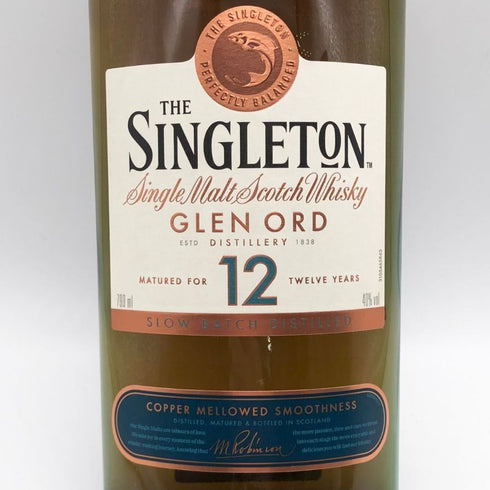シングルトン 12年 グレンオード 700ml 40% THE SINGLETON Glen Ord スコッチウイスキー【B2】