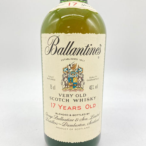 バランタイン 17年 ベリーオールド 青青紋章 旧ボトル 750ml 43% Ballantines's Very Old 【I1】