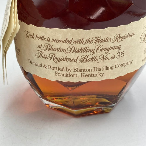 ブラントン シングルバレル 2024 750ml 46.5% Blanton's SINGLE BARREL バーボン【S1】