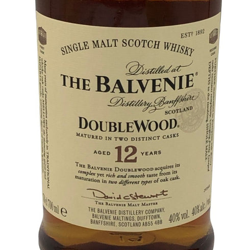 ザ バルヴェニー12年 ダブルウッド 700ml 40% THE BALVENIE スコッチウイスキー【V0】