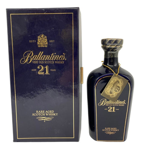 バランタイン 21年 陶器ボトル 700ml 43% Ballantine's スコッチウイスキー1462g【O】