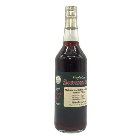 エンモア デメララ ラム 27年 1980 シングルカスク ガイアナ 700ml 46% Demerara Rum Guyana Enmore Kingsburry Single Cask 【O4】
