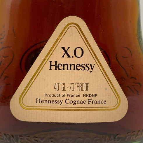 ヘネシーXO グリーンボトル 金キャップ 350ml Hennessy コニャック【M】