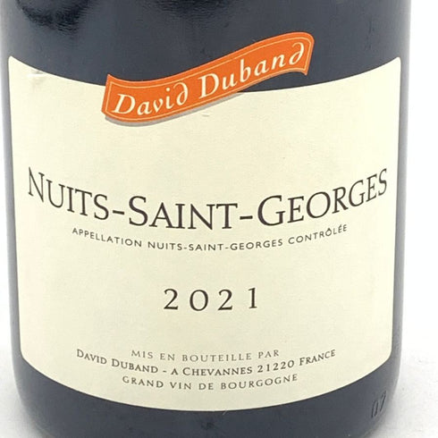 ダヴィド デュバン ニュイ サン ジョルジュ 2021 750ml 13% David Duband Nuits Saint Georges 【V4】