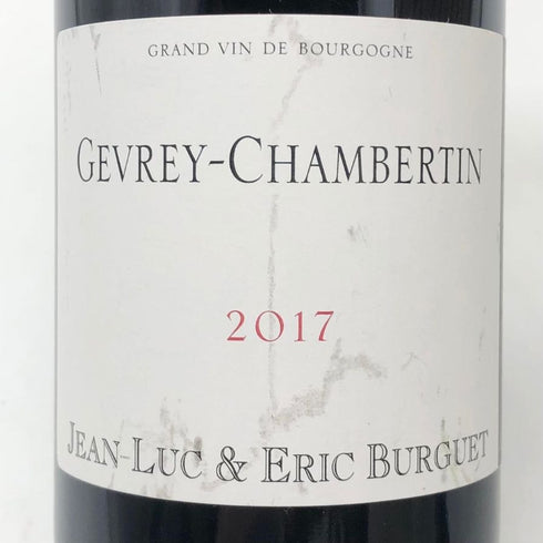 ジャン リュック&エリック ビュルゲ ジュヴレシャンベルタン 2017 375ml 13% Jean Luc & Eric Burguet Gevrey Chambertin ブルゴーニュワイン【Ⅾ2】