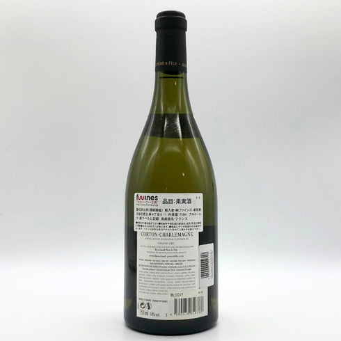 ブシャール ペール エ フィス コルトン シャルルマーニュ グランクリュ 2017 750ml 14% BOUCHARD PERE&FILS CORTON CHARLEMAGNE GRAND CRU 白ワイン【O0】