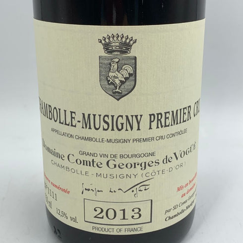 ドメーヌ コント ジョルジュ ヴォギュエ シャンボール ミュジニー プルミエ クリュ 2013 750ml 12.5% Comte Georges de Vogue Chambolle Musigny Premier Cru ブルゴーニュワイン【O1】