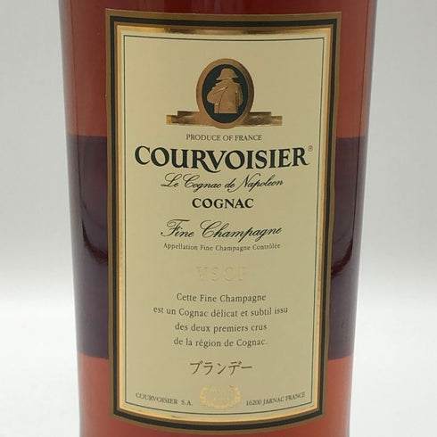 クルボアジェ VSOP ファインシャンパーニュ スリムボトル 700ml 40% COURVOISIER FINE CHAMPAGNE コニャック【D3】