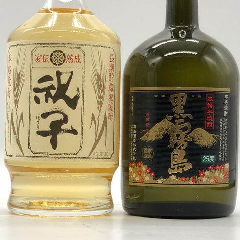 【焼酎4本】さつま島娘&黒霧島&煌の島&祝子 720ml&900ml 25% 【7-0】