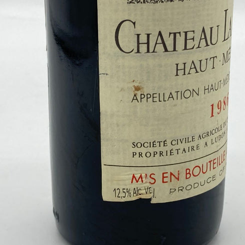 シャトー ラ ラギューヌ 1986 375ml 12.5% CHATEAU LA LAGUNE ボルドーワイン【U1】