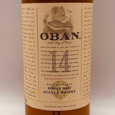 オーバン シングルモルト 14年 700ml 43% OBAN スコッチウイスキー【N2】