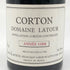 ドメーヌ ラトゥール コルトン 1988 750ml 13% DOMAINE LATOUR CORTON ブルゴーニュワイン【L4】