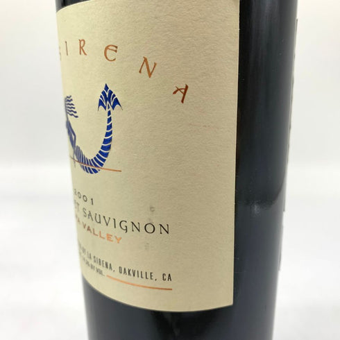 ラ シレーナ カベルネ ソーヴィニヨン ナパ ヴァレー 2001 750ml 14.3% La Sirena Cabernet Sauvignon Napa Valley カリフォルニアワイン【B4】