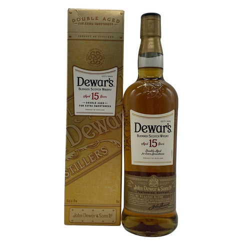 デュワーズ 15年 ダブルエイジド 750ml 40% Dewars スコッチウイスキー【F4】